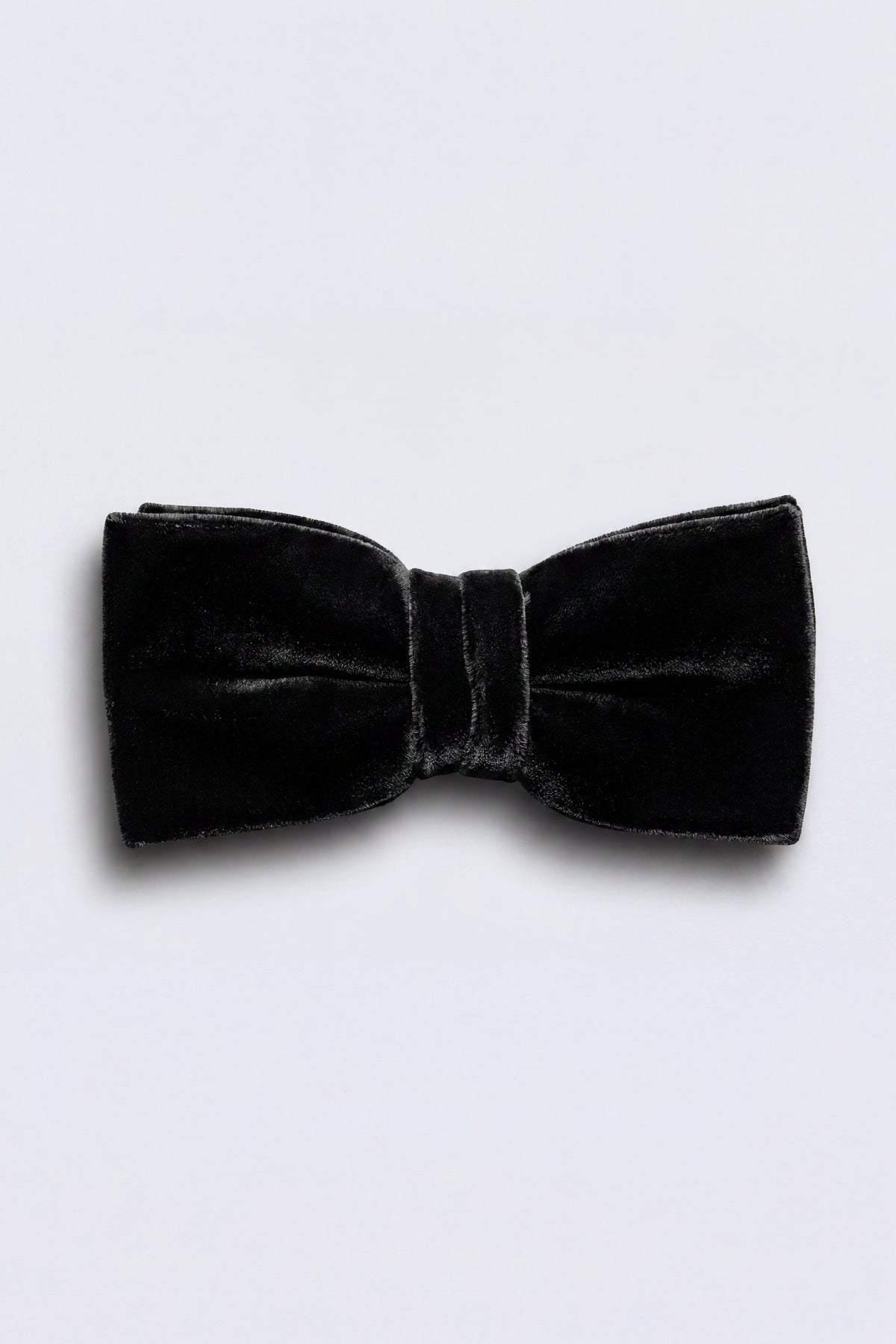 Apollo Fashions Urbanwear Shirai velvet black bow tie for formal wedding attire